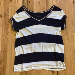 Women’s Aéropostale Stripped Short Sleeve Tee